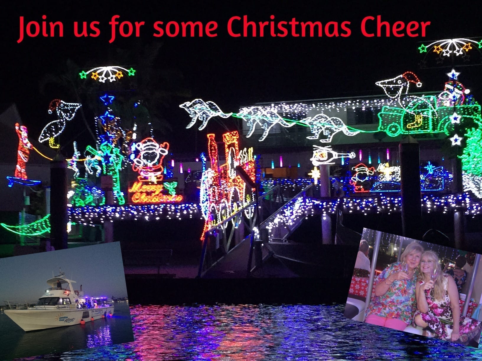 Christmas (X'Mas) Party Cruises Sunshine Coast Afloat