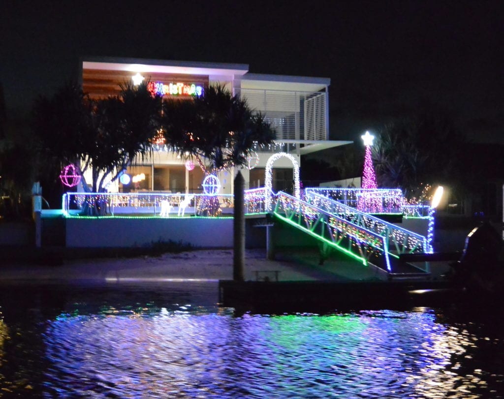 The ultimate Christmas Lights Cruise on the Sunshine Coast