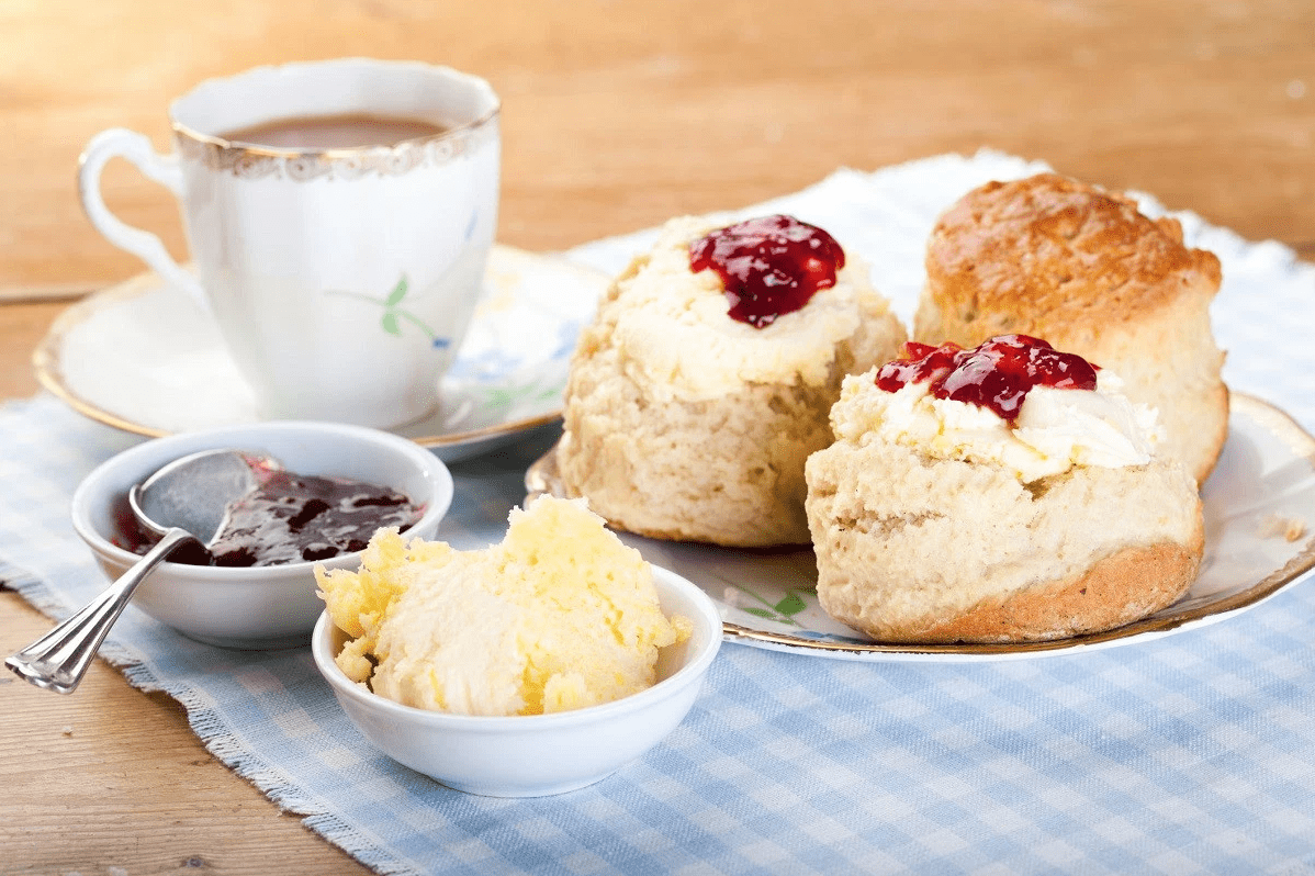 Scones and tea are always a hit
