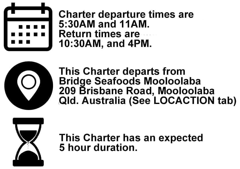 5 hour deep sea fishing charter key details