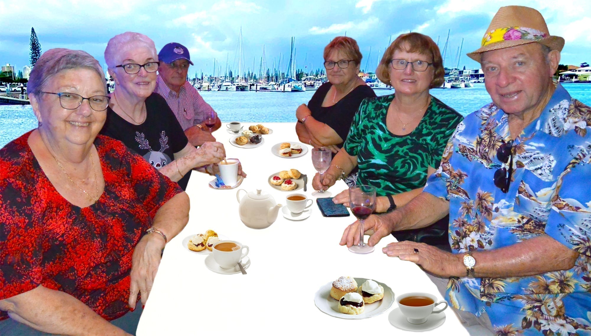 Scones and Tea at Sea Banner image