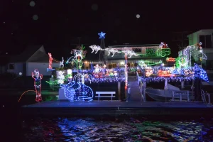 Sunshine Coast Afloat Crusader 1 Boat Christmas Lights Cruise 2013 1