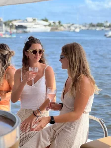 Sunshine Coast Afloat Crusader 1 Cruise Boat 2 Ladies Onboard