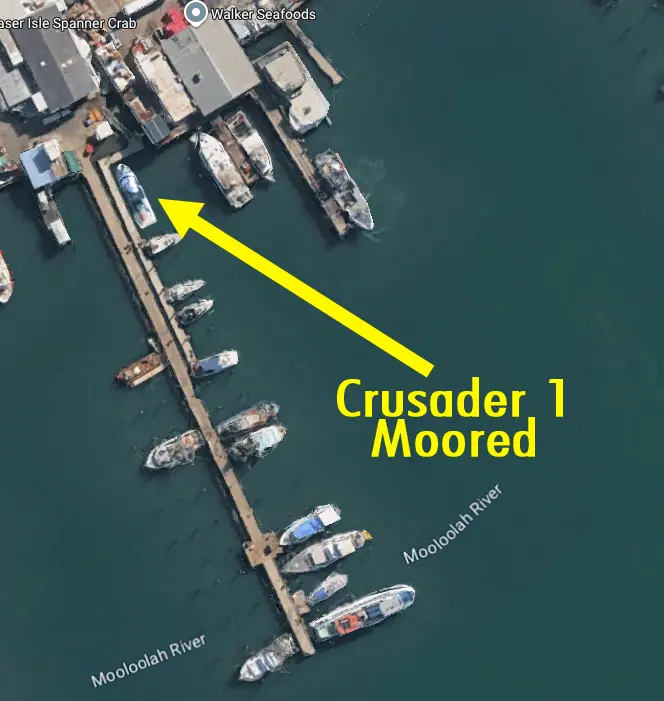 Sunshine Coast Afloat Crusader 1 Moored